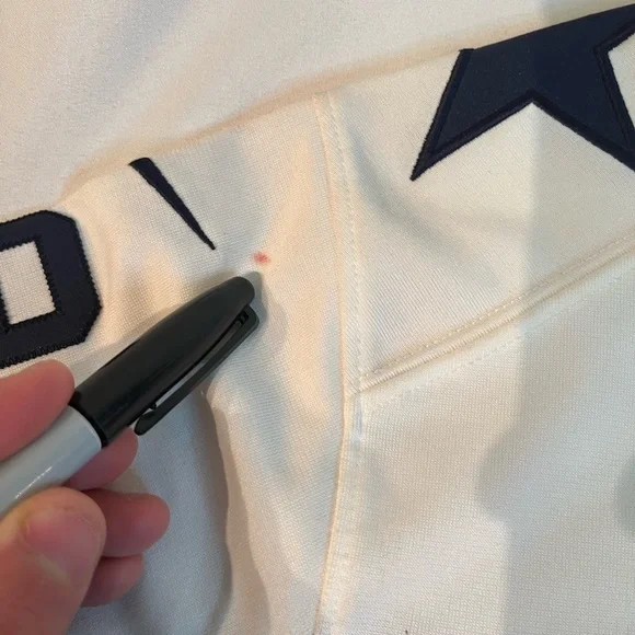 Nike Dallas Cowboys Miles Austin #19 Blue On-Field NFL Jersey Boys Medium - Picture 8 of 11